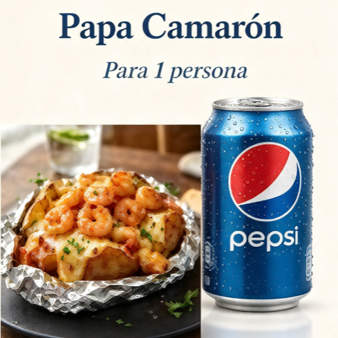 Papa Camaron + PEPSI