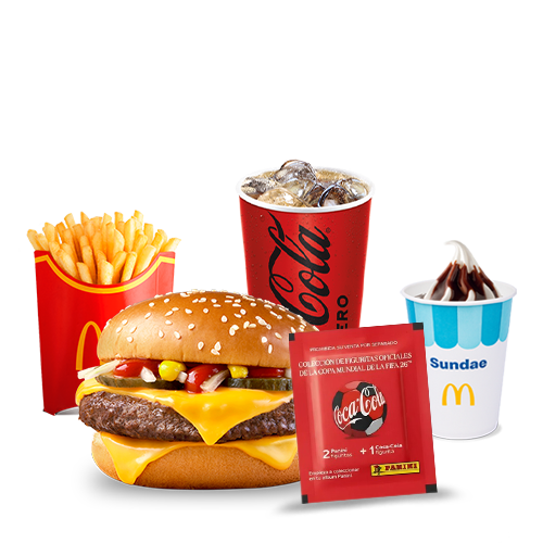 McTrío Cuarto de Libra + Sundae Chocolate + Sobre Panini Coca