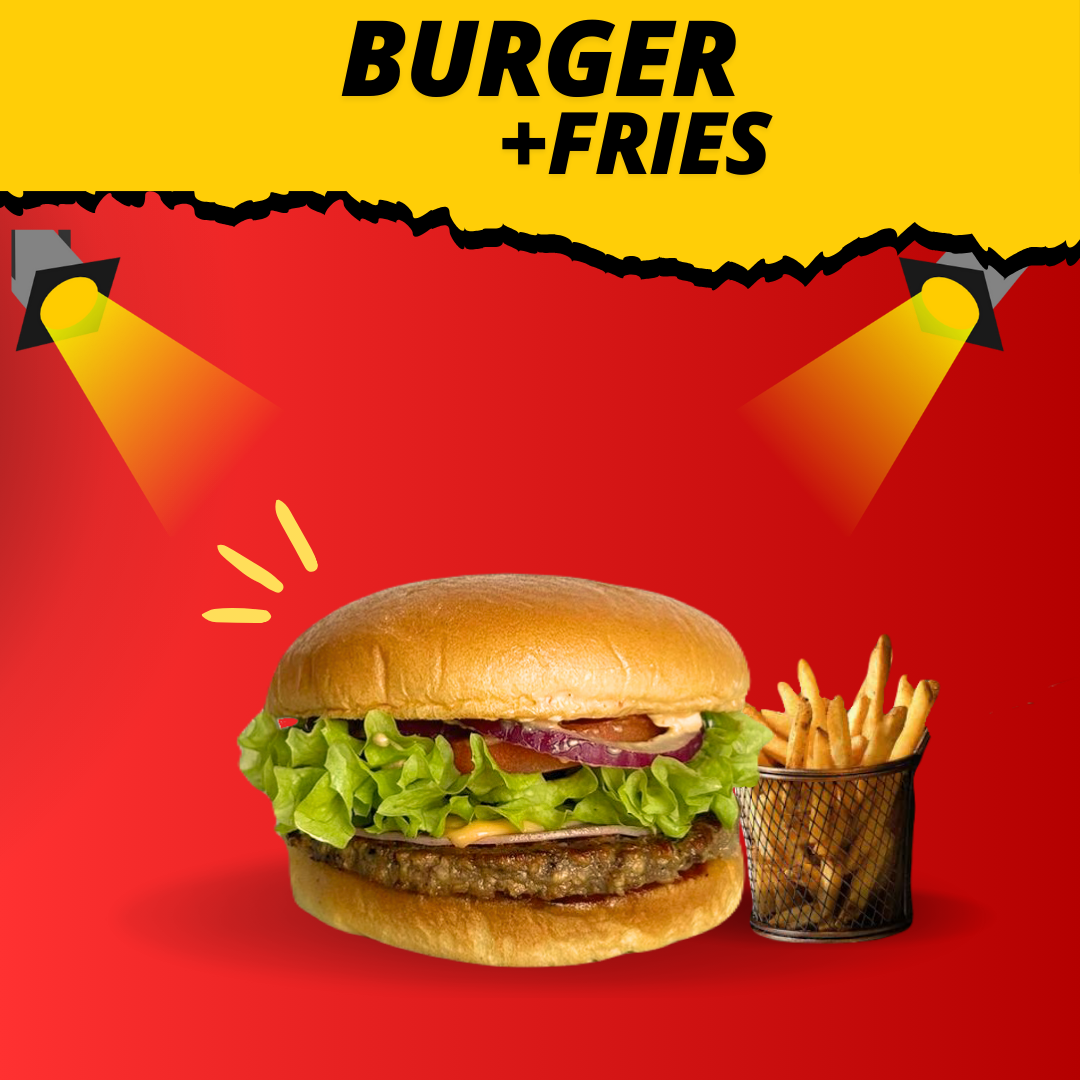 Burger Especial con Papas