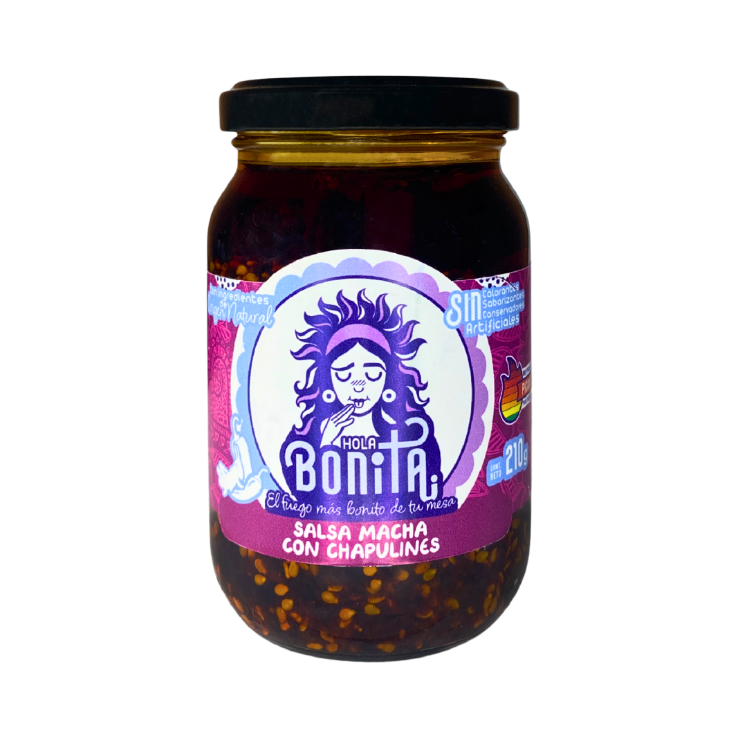 Salsa Macha con Chapulines