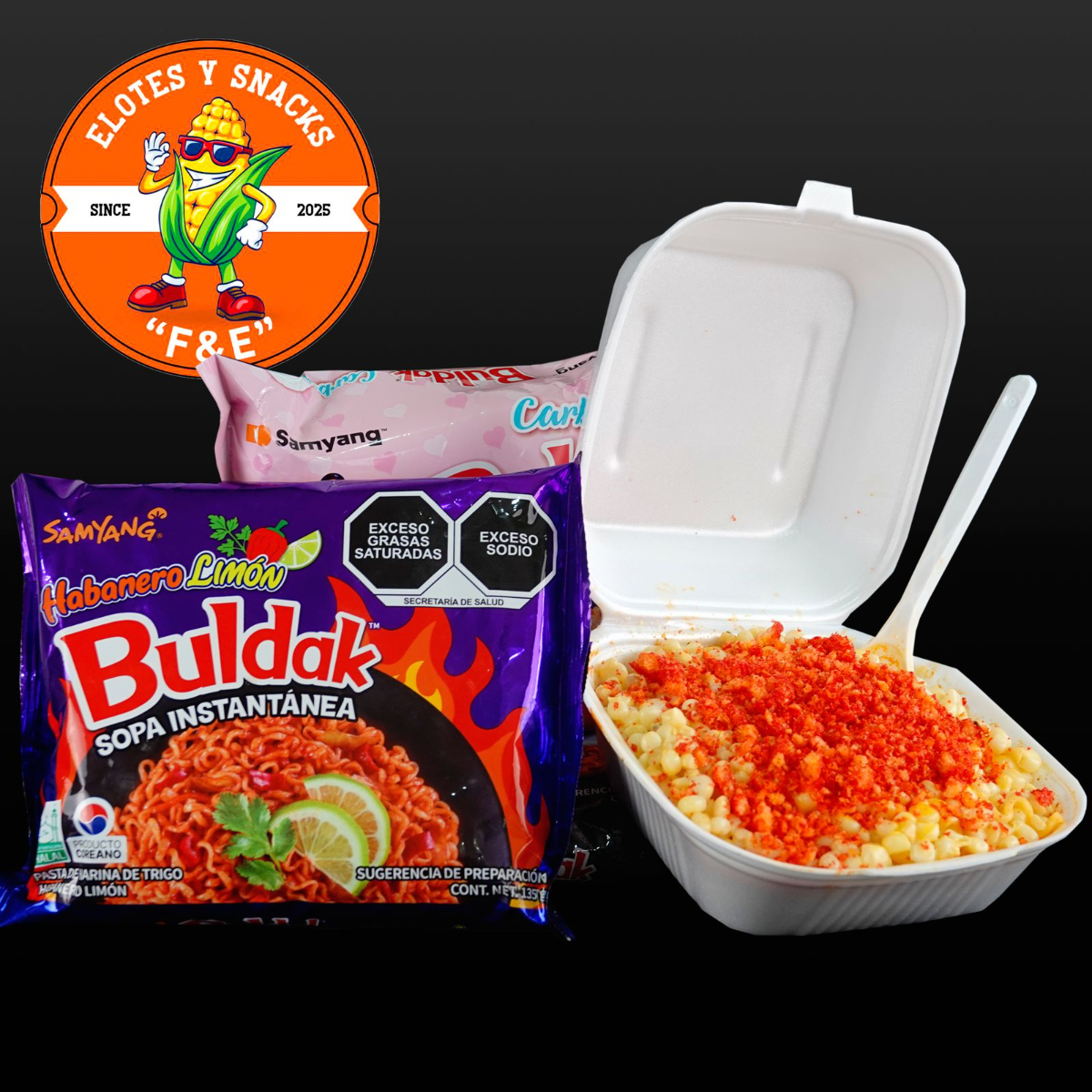Buldak Con Elote