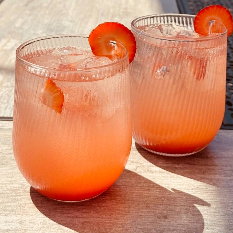 Soda italiana de fresa 16oz