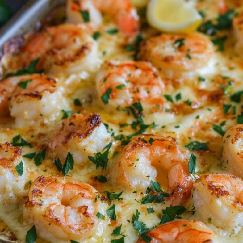 Camarones Gratinados