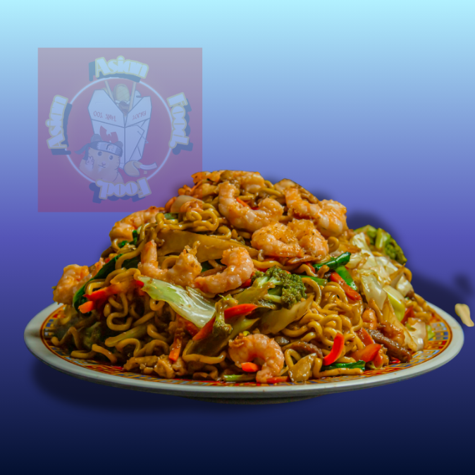 Plato Gr Pasta Pescado Agridulce y Bolitas Pescado