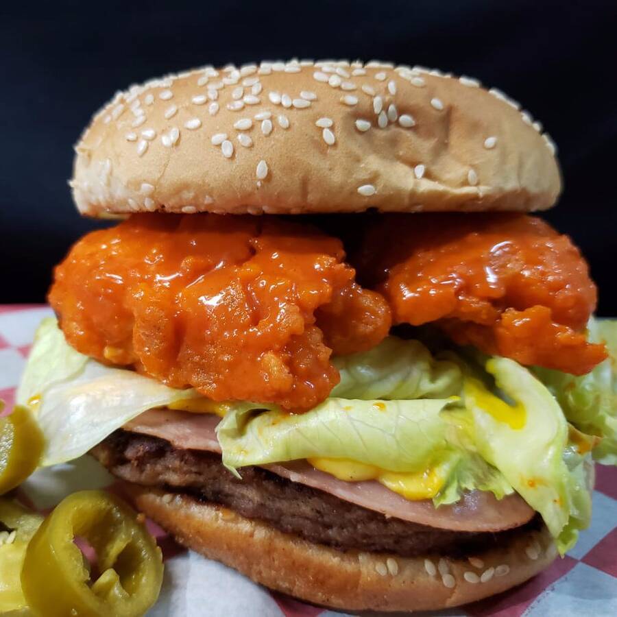 Burgers Boneless con Papas