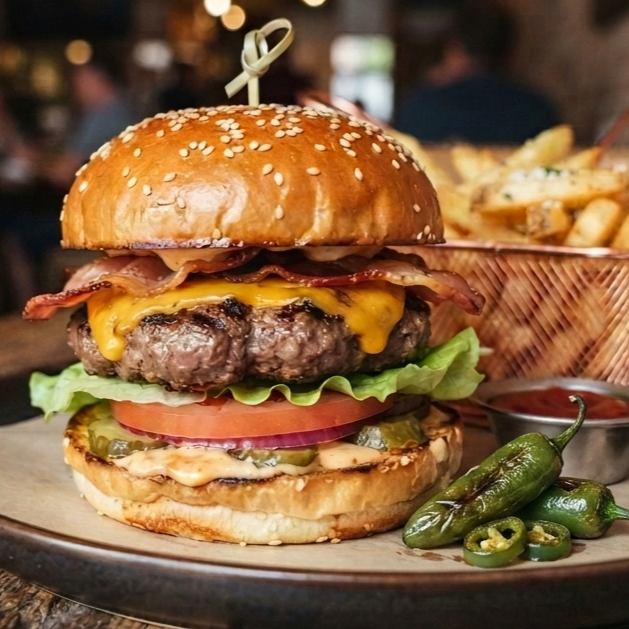 Hamburguesa de la Casa