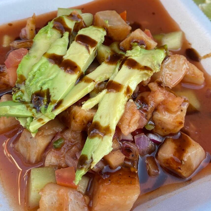 Tostada de Pescado