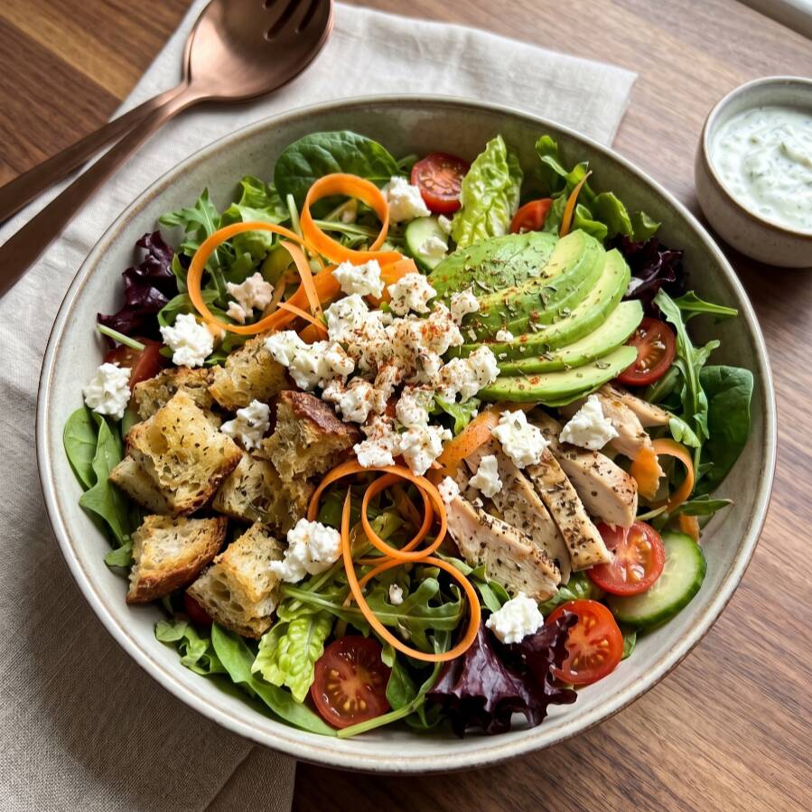 Ensalada de Queso y Uva