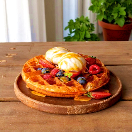 Waffle de 3 Ingredientes