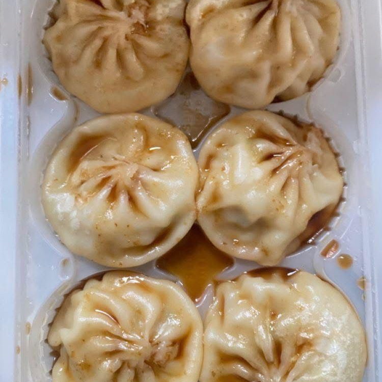 Charola de Dumplings de Pollo