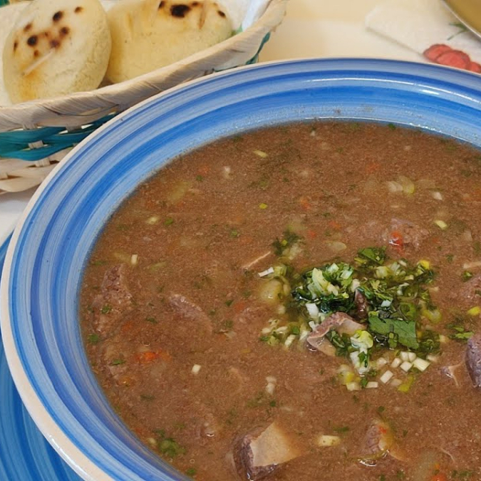 Combo Caldo de Pajarilla + Bebida + Pan