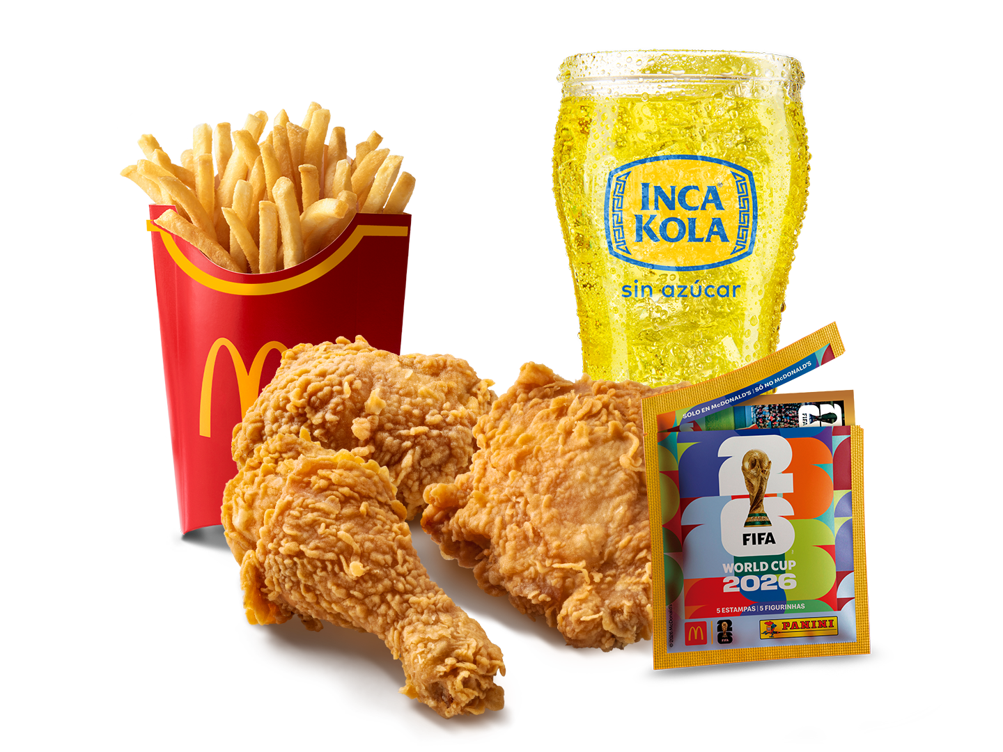 Combo grande 3 piezas de pollo crispy