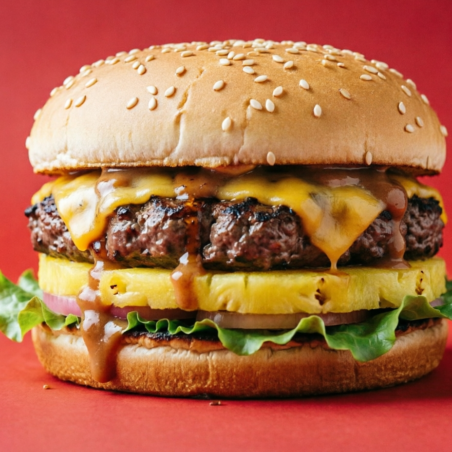 Hamburguesa Hawaiana
