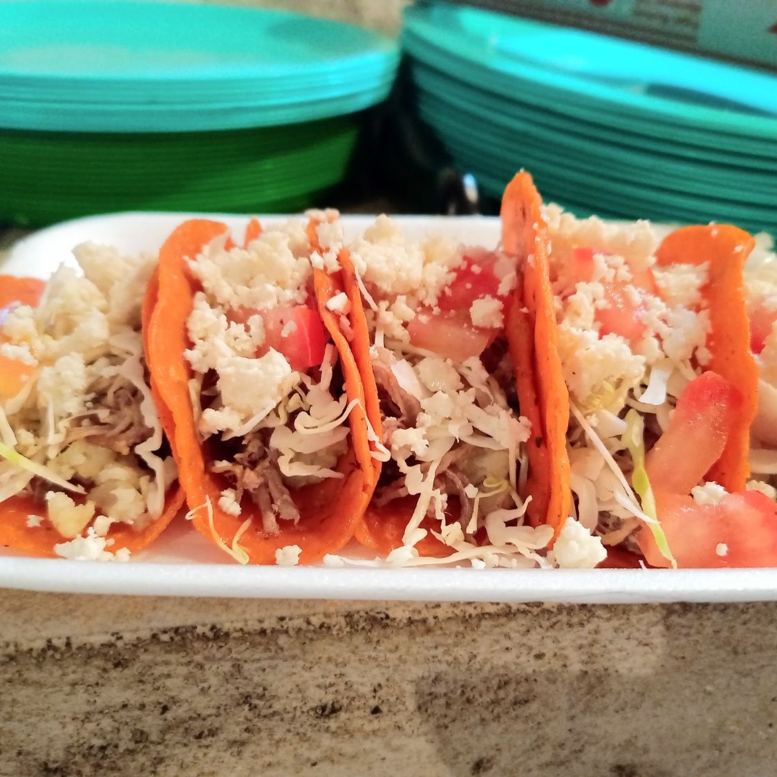 Combo 1 Orden De Tacos Rojos 1 Coca