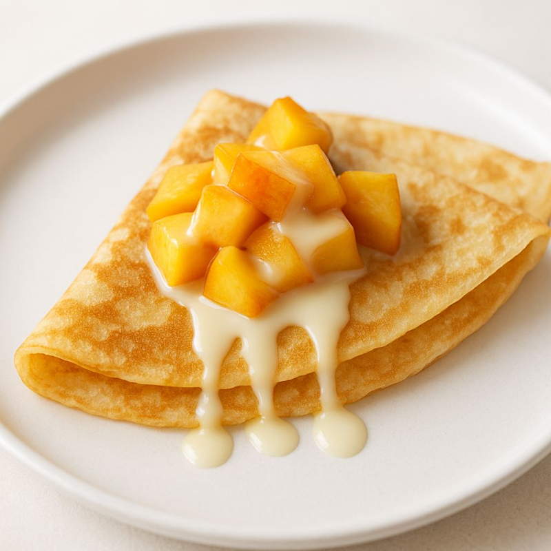 Krepa de Durazno con Lechera