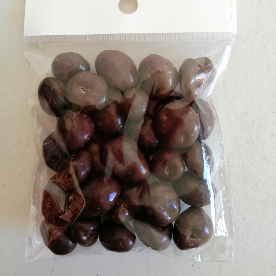 Pasas cubiertas de Chocolate