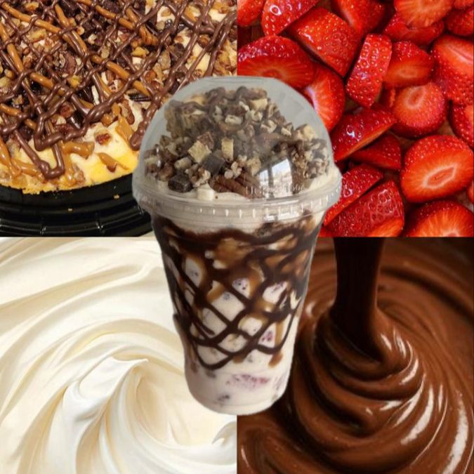 Fresas con Chessecake Tortuga