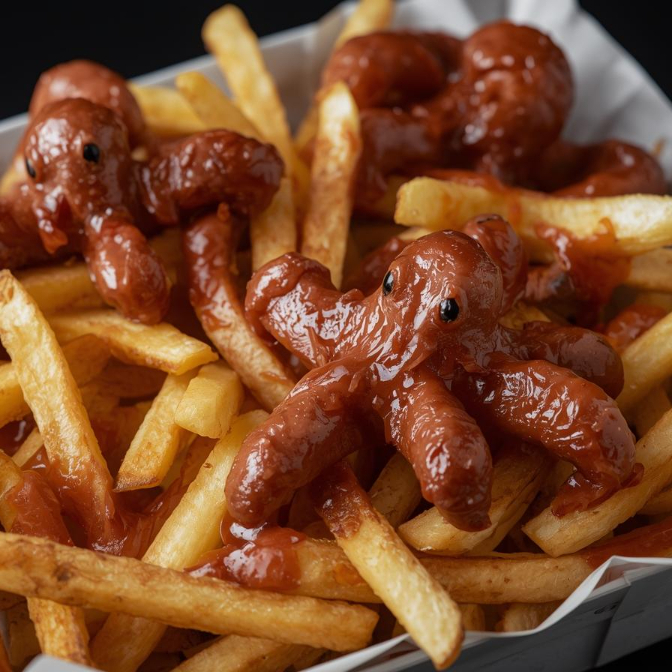 Salchipulpos + papas