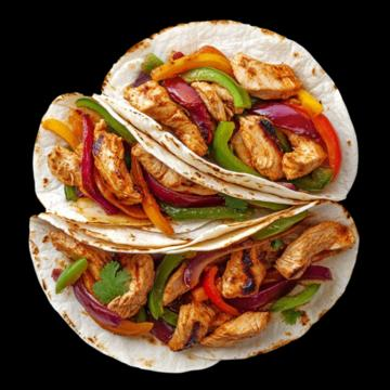 Tacos de Fajitas de Pollo