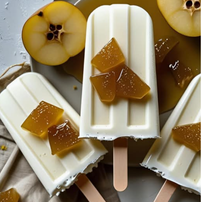 Paleta de Ate de Membrillo con Vainilla