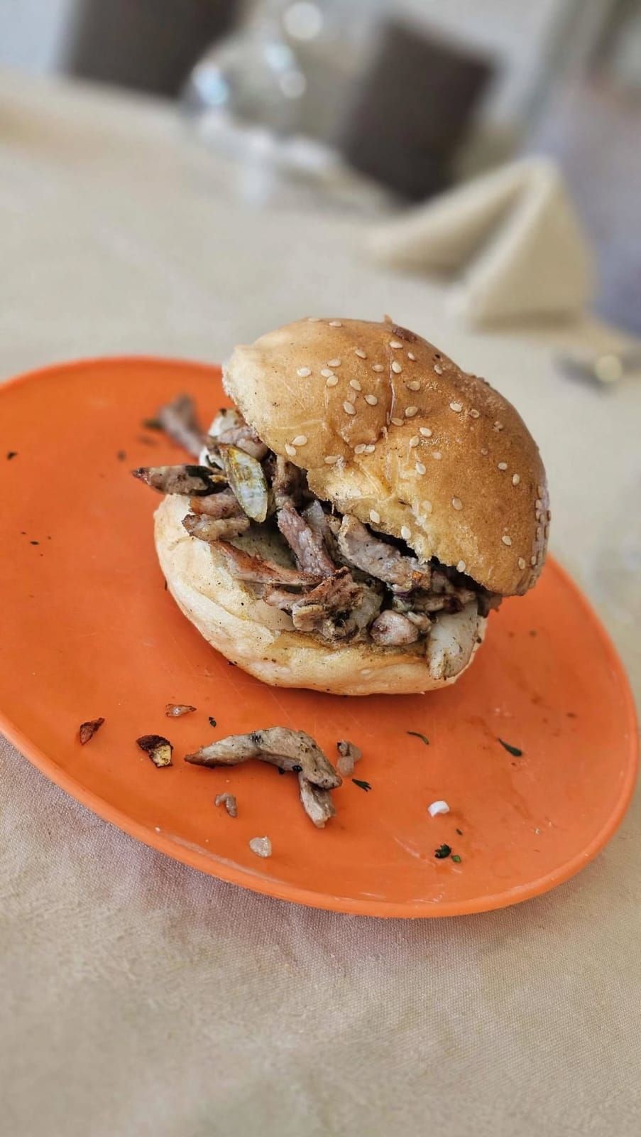 Cemita con Bistec