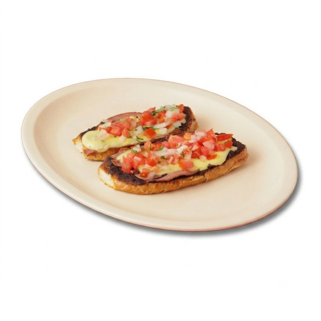 Molletes especiales media orden