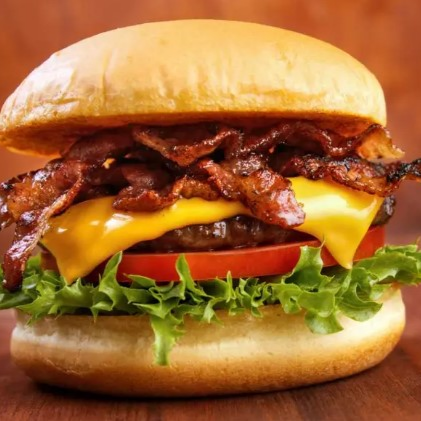 Hamburguesa con Queso & Tocineta