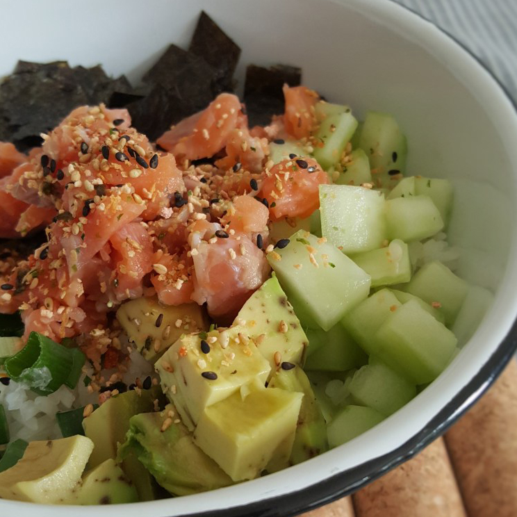 Sushi Bowl Salmón