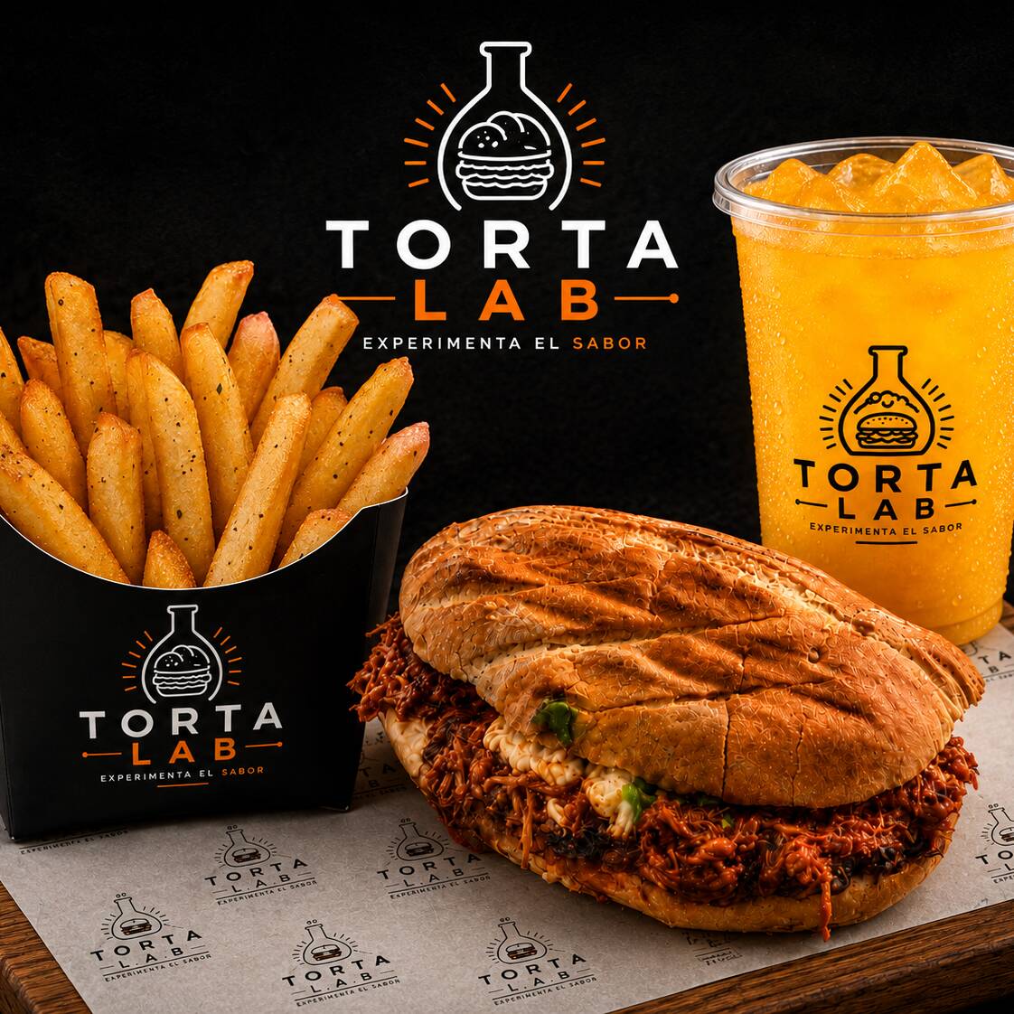 Combo Torta Pierna Adobada + Agua + Papas