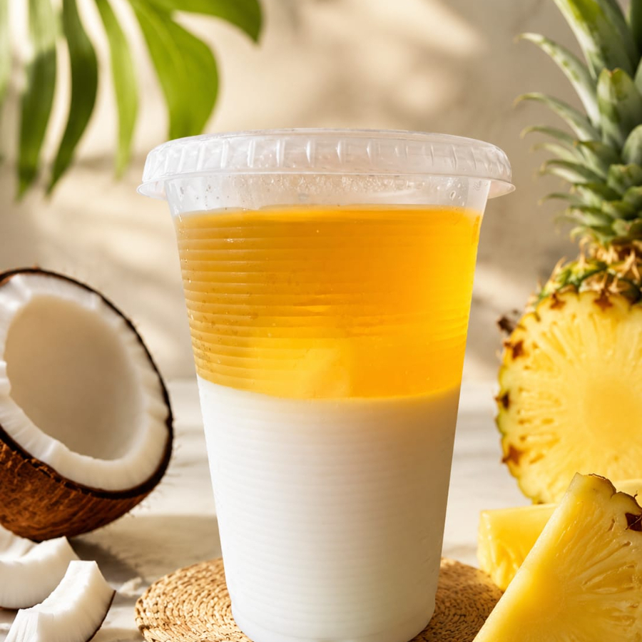 Gelatina de Piña con Coco