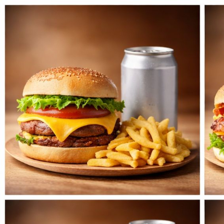 X-Burger + Batata frita crocante + Refri lata 350ml