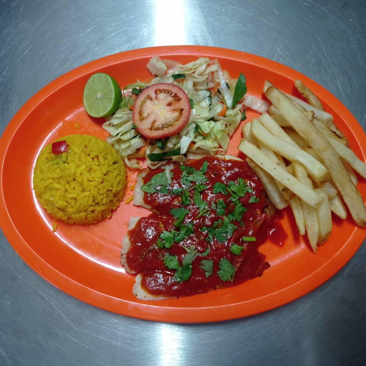 Filete a la Diabla Empanizado