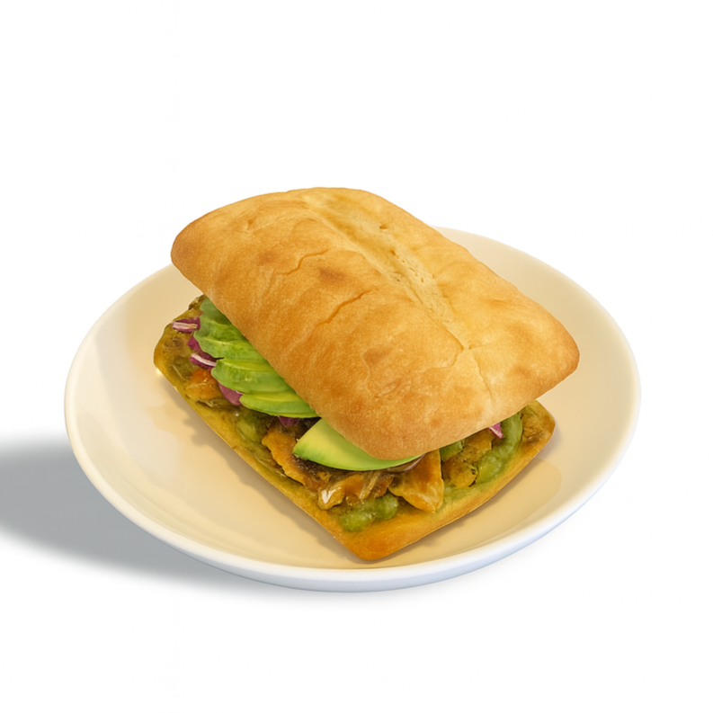 Torta de Chilaquiles Verdes