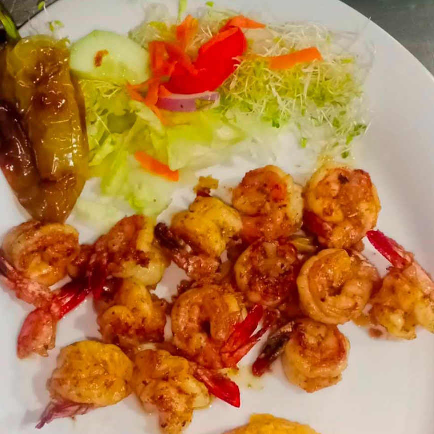Camarones al Mojo de Ajo