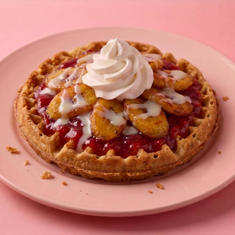 Waffle Banano