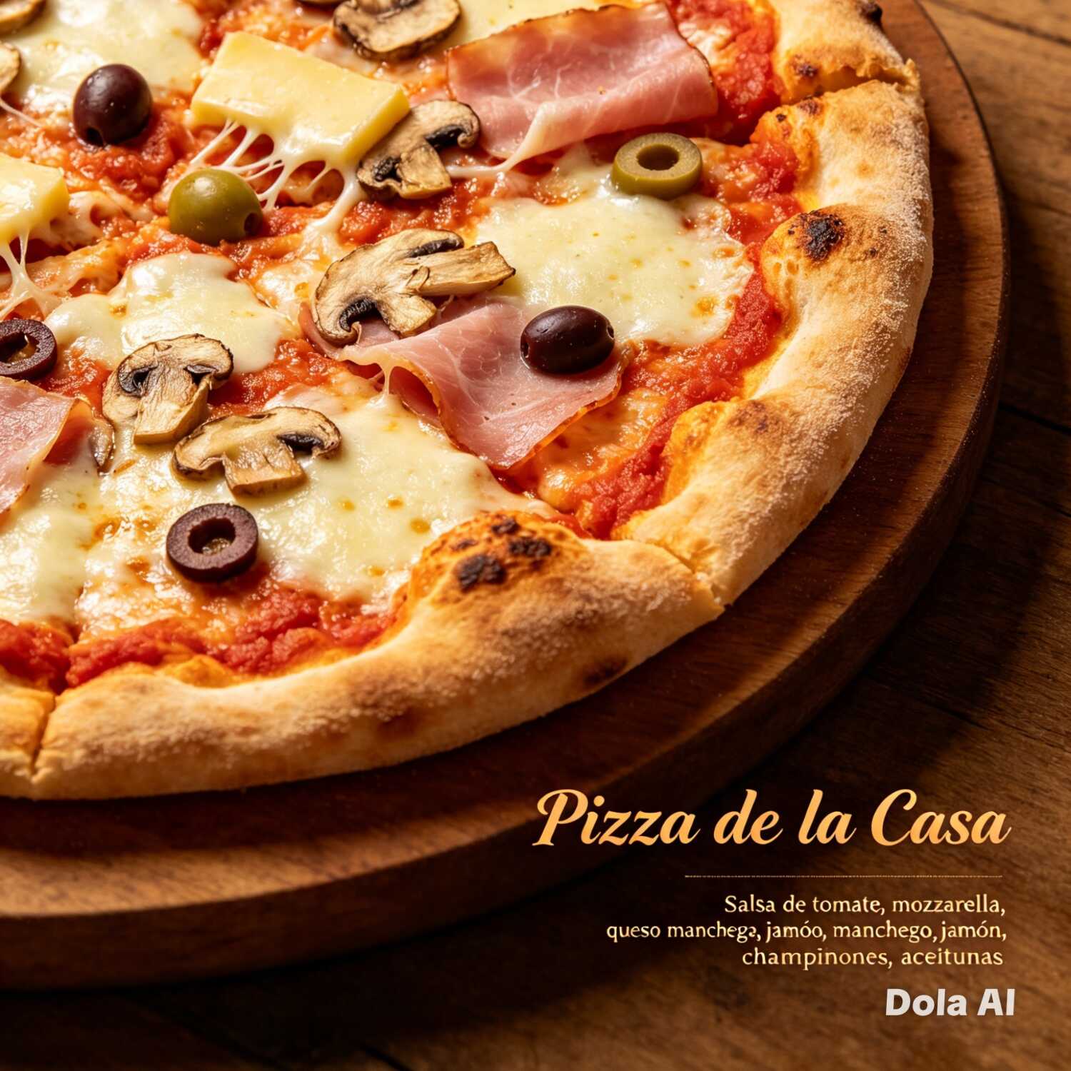 pizza de la casa napolitana