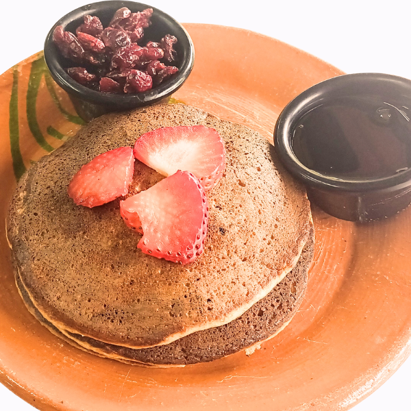Hot Cakes Saludables con Arándanos