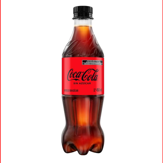 Coca Cola Sin Azúcar 450 Ml