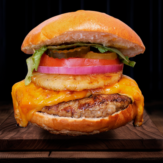 Hamburguesa Hawaiana