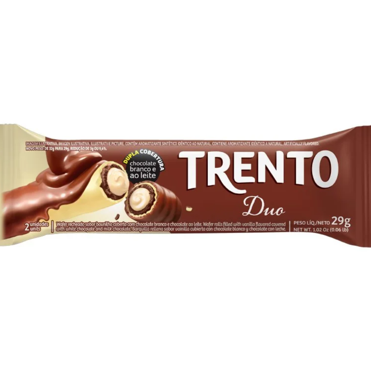 Choco Trento Duo Choco/Branco 29g