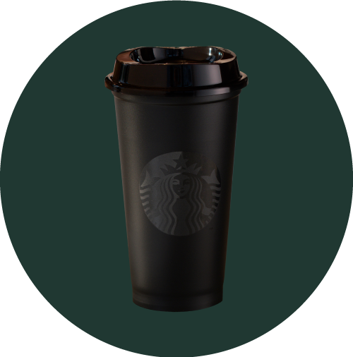 Vaso Reutilizable Negro 16oz