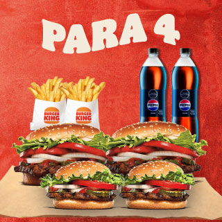 Combo Family Whopper Para 4