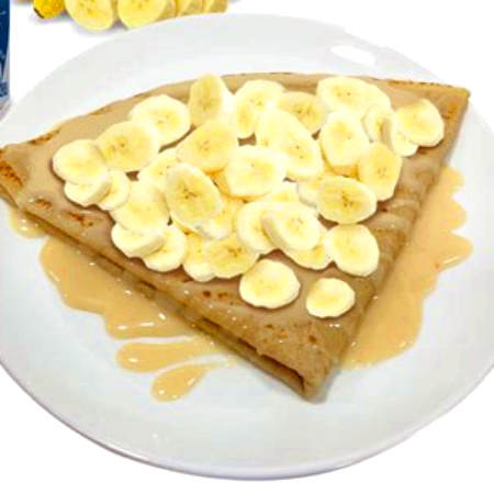CREPA CON LECHERA Y PLATANO