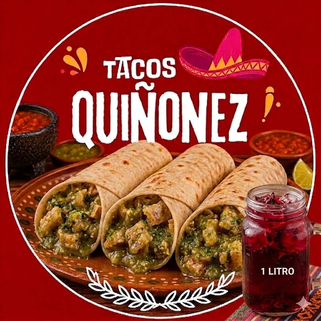 Platillo Sinaloense 3 Tacos de Guiso + 1L Jamaica