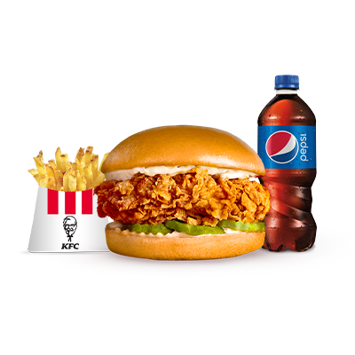 Combo Kentucky Chicken Sandwich Original