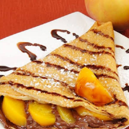 Crepa de NUTELLA con Durazno