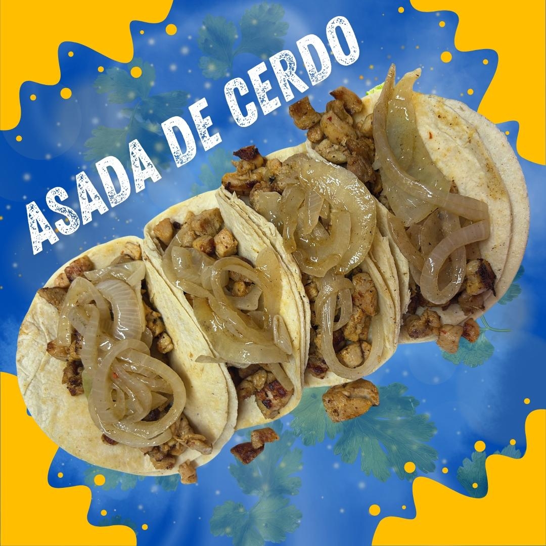 TACOS DE ASADA DE CERDO