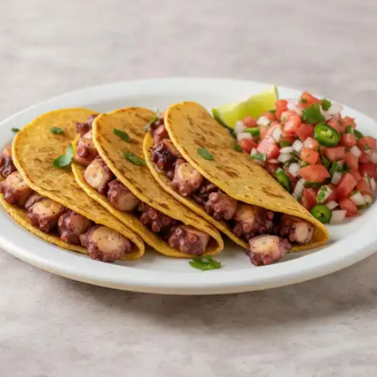 3 Quesadillas de Pulpo