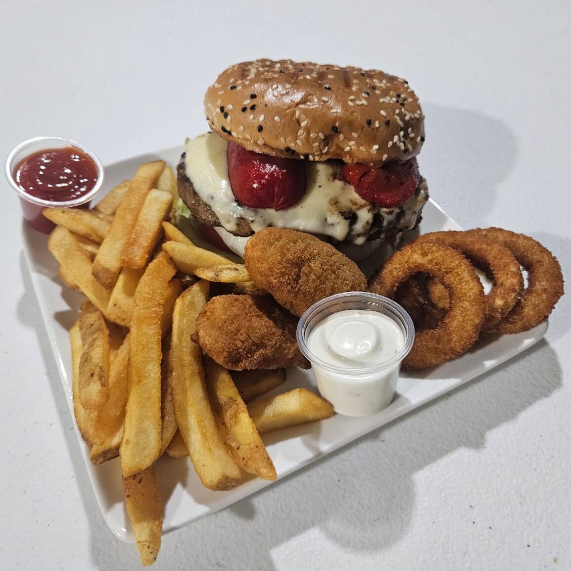 PARRILLERA SAMPLER BURGUER