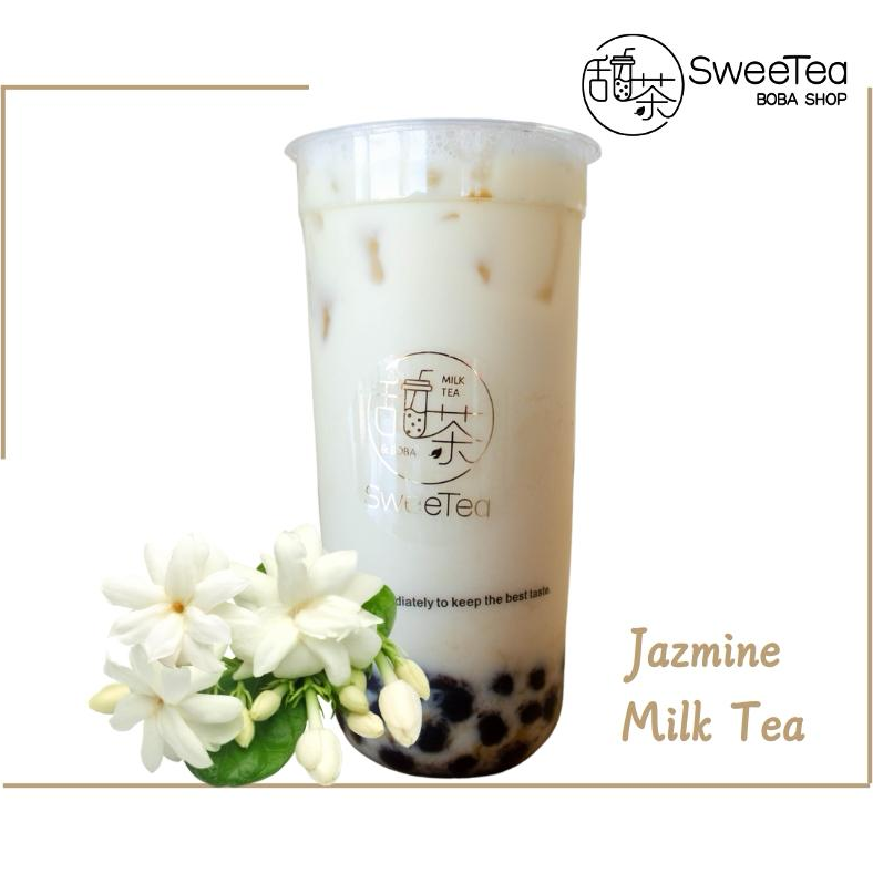 Jasmine Green Milk Tea (no incluye boba)